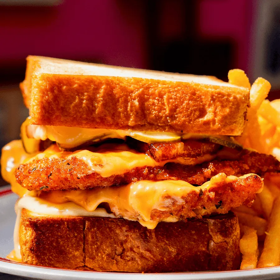 Hot Honey Chicken Melt at Uncle Rocco in Hoboken, NJ