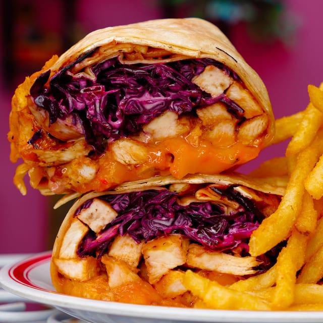 BBQ Chicken Wrap.