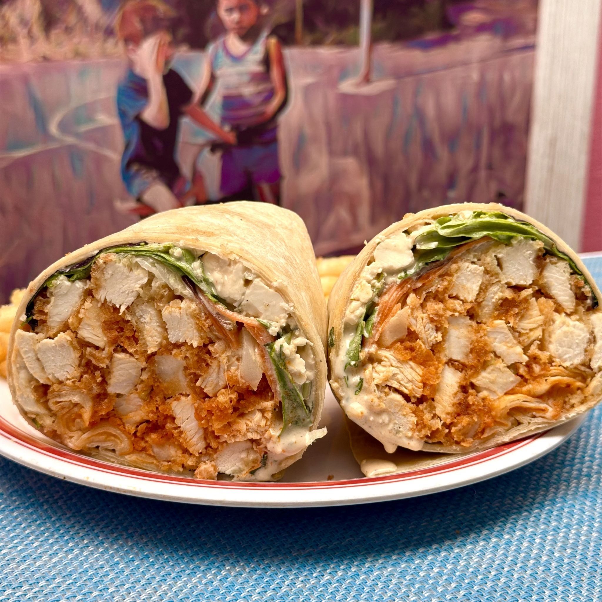 Buffalo Chicken Wrap.