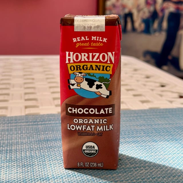 Horizon Chocolate Milk.